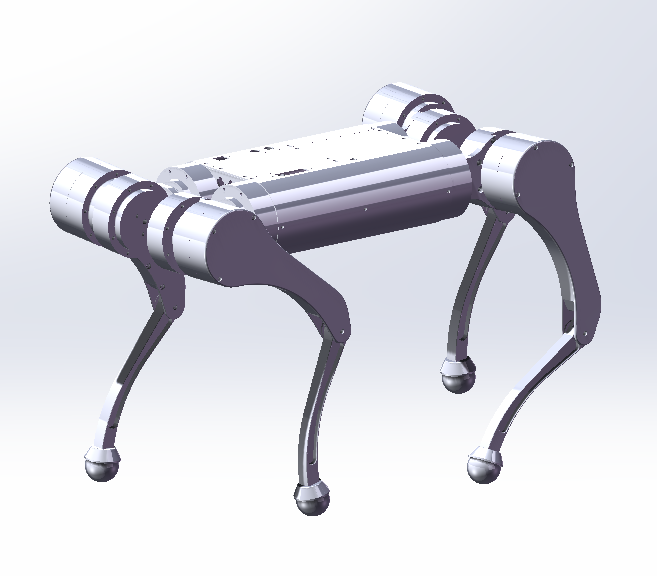 LR-1 Industrial Quadruped Robot - Mechanical Source (CNC Edition)